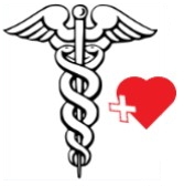 Caduceus with "Plus sign" and Heart